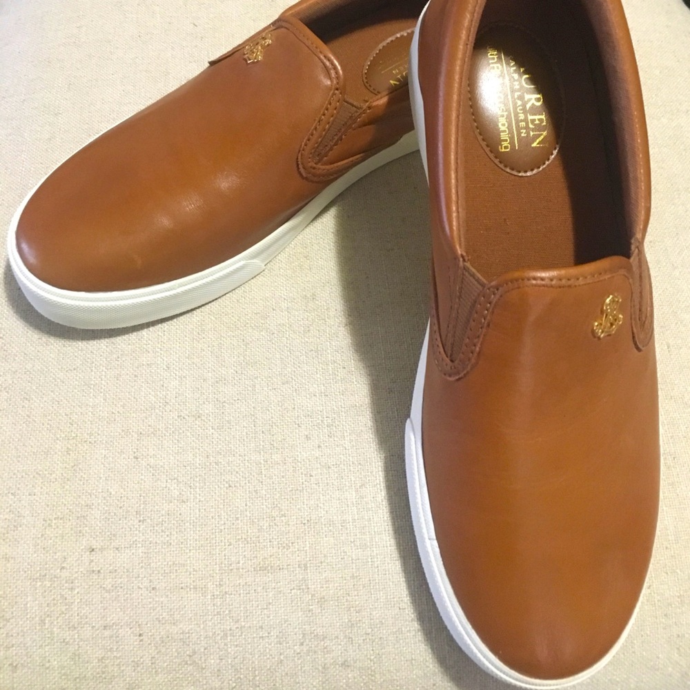 Ralph Lauren Ria Leather Slip On